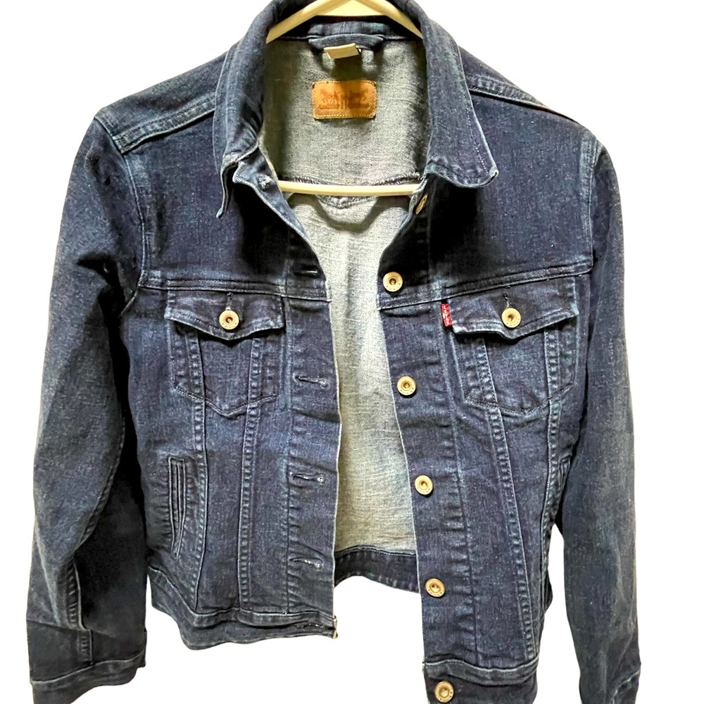 Women's Levi's Dark Wash Denim Jacket M
